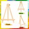 6 Pack 9 Inch Wood Easels, Easel Stand for Painting Canvases, Art, and Crafts., Tripod, Painting Party Easel, Kids Student Tabletop Easels for Painting, Portable Canvas Photo Picture Sign Holder
